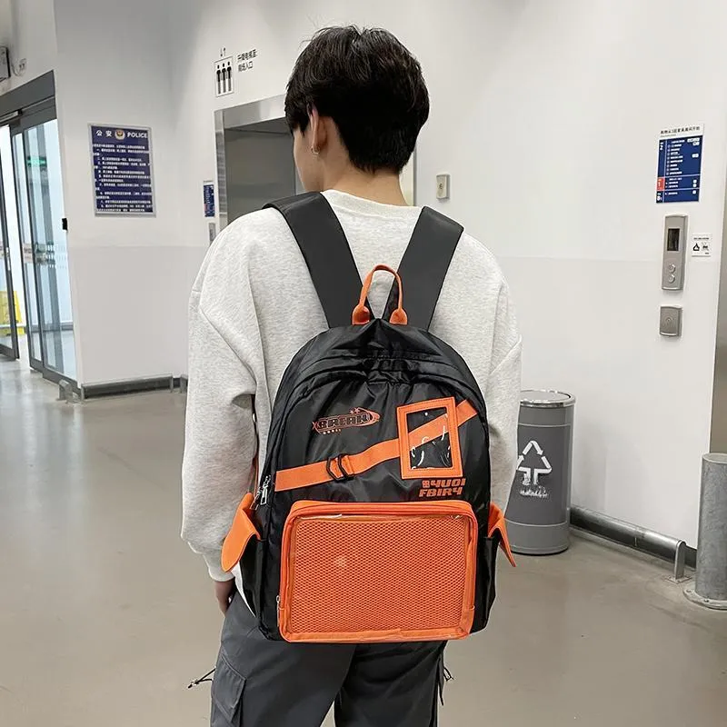 WICKBUEN Nylon Backpack Unisex Multicolor-15