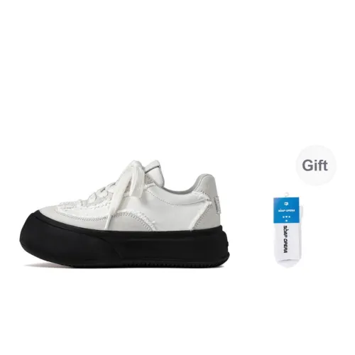 SOAP OPERA Dexun Series Anti Slip And Wear Resistant Height Increasing Low Top Skateboard Shoes Unisex Gray