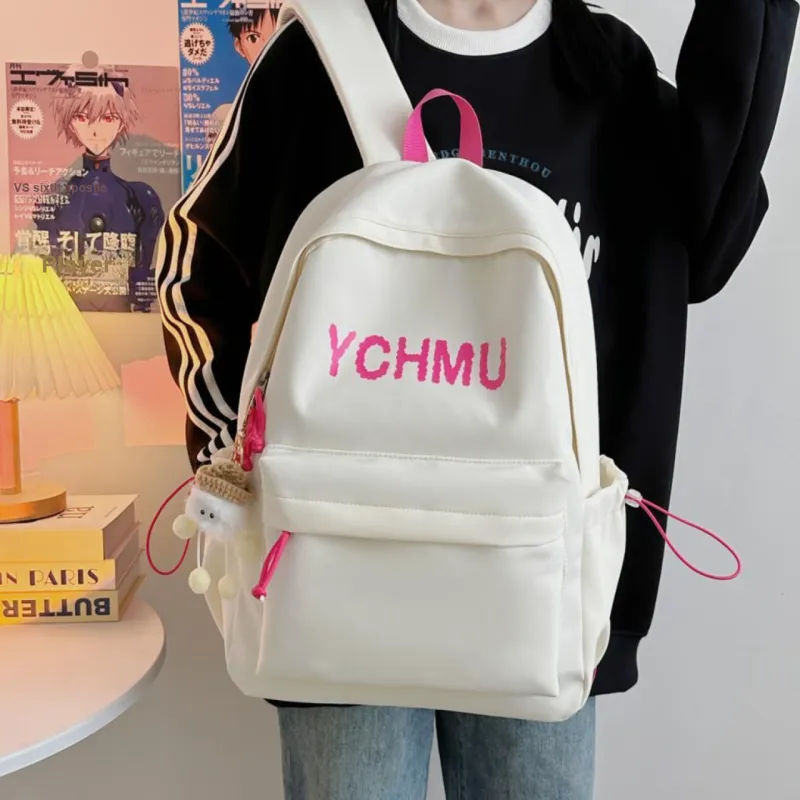 Meow In The Grass Nylon Backpack Regular Unisex Multicolor-1