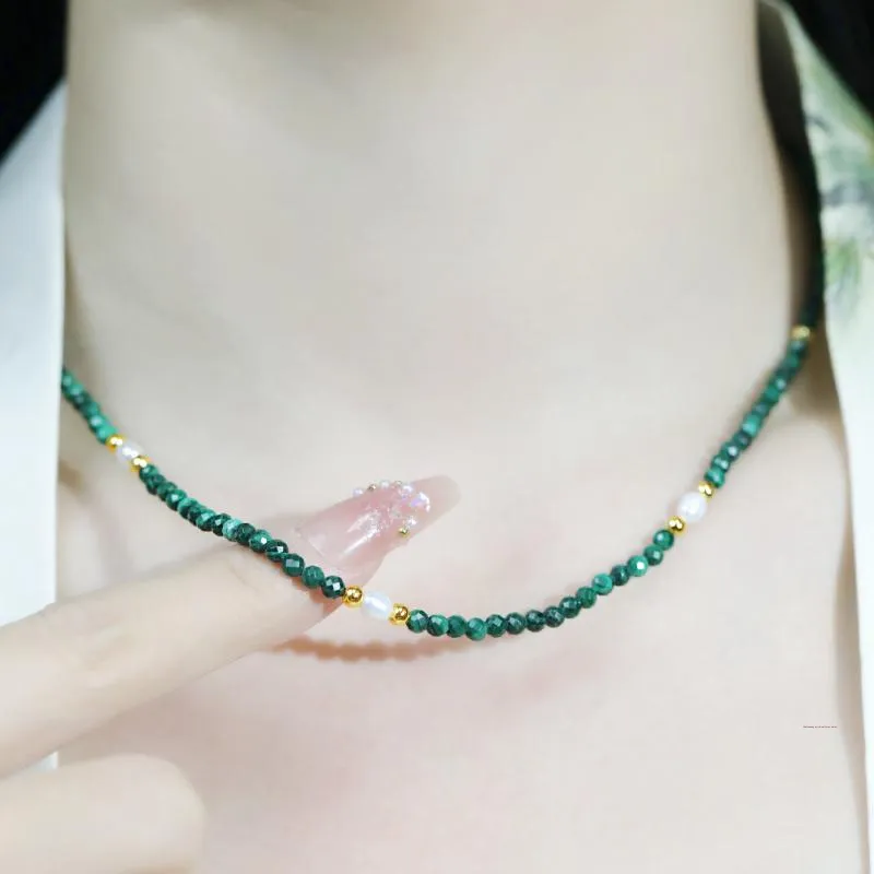 Love Natural Chalcedony Necklaces Women's-2