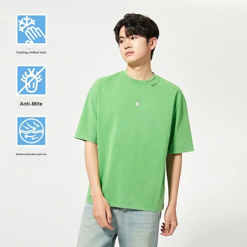 ZUO T Shirts Men Green-2