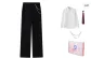 Suit Trouser, Comes with Free Shirt+Tie+Pants Chains