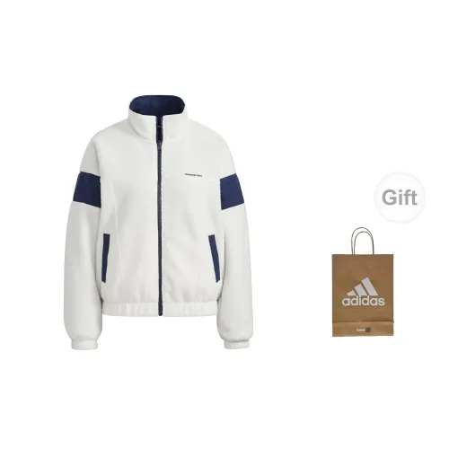 Adidas Jackets Women's White Denim+Gift Bag