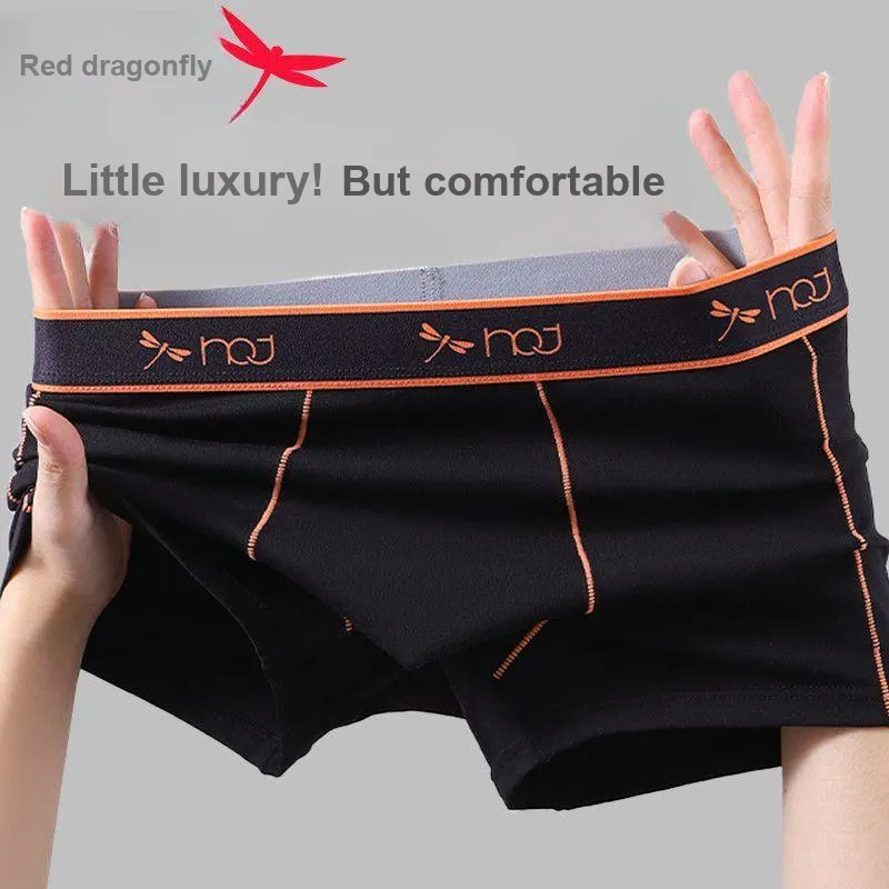 RED DRAGONFLY Cotton Panties Men's Combination Gift Box Set-3