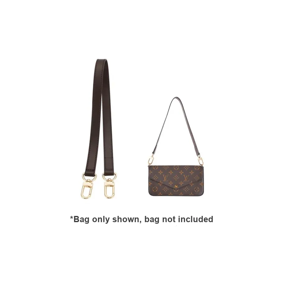 Lan Bao Fan Cow Leather Bag Strap Women's Brown/Color Changing
