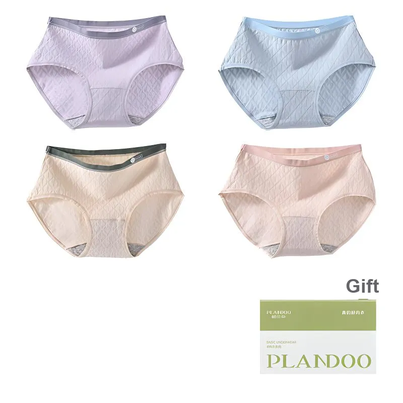 PLANDOO Underpants Women's Shopping Bag 4 Pack-15
