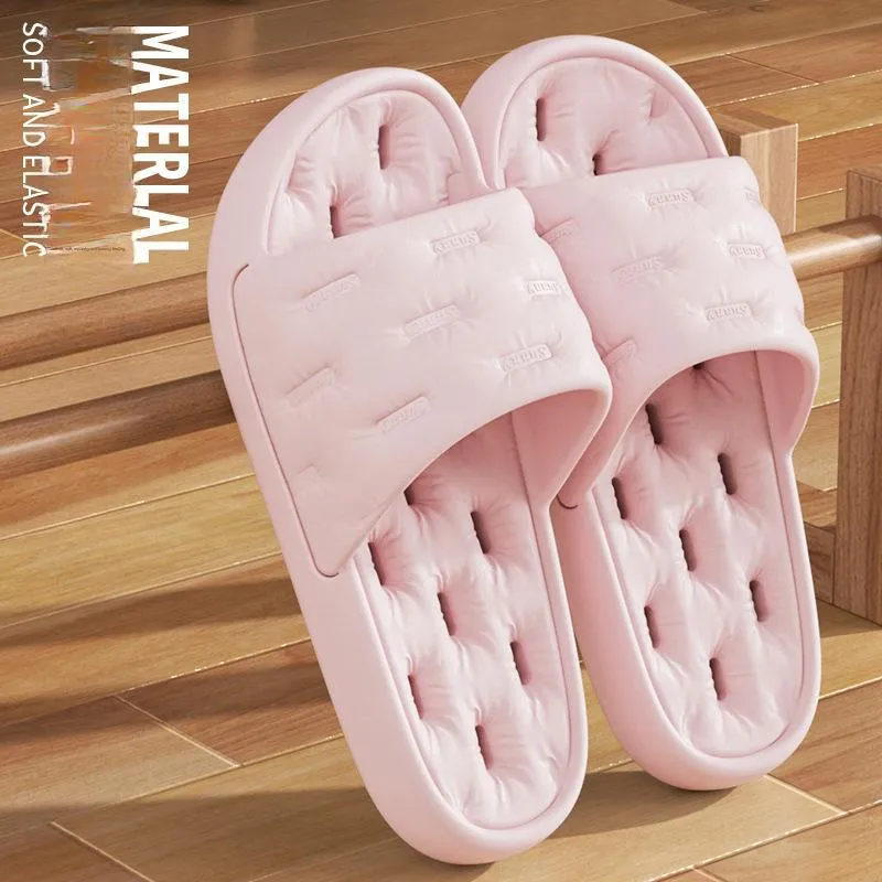 Yunpo Bathroom Leak Proof Slippers For Women's Summer Home Use Hotel And Hostel Mesh Quick Dry Bathing Slippers-1