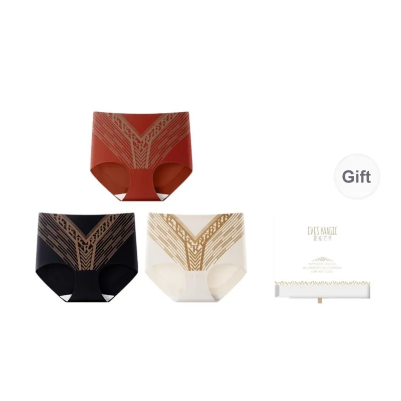 XIA.WA.ZHI.XIU Underpants Women's Box 3 Pack-3