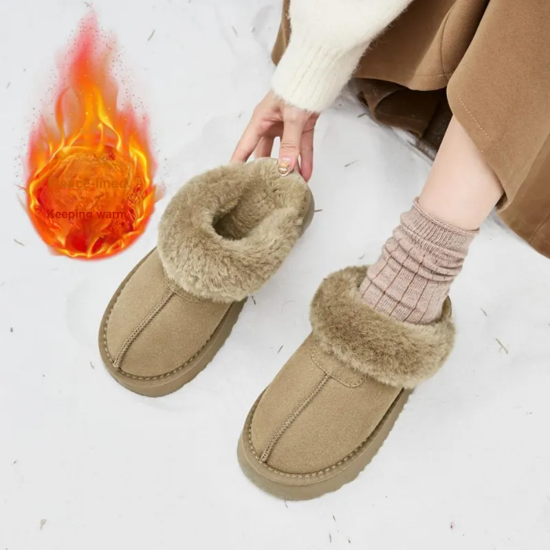 WESTLINK TPR Sole Fuzzy Slip Resistant Wrap toe Slippers Women's-3