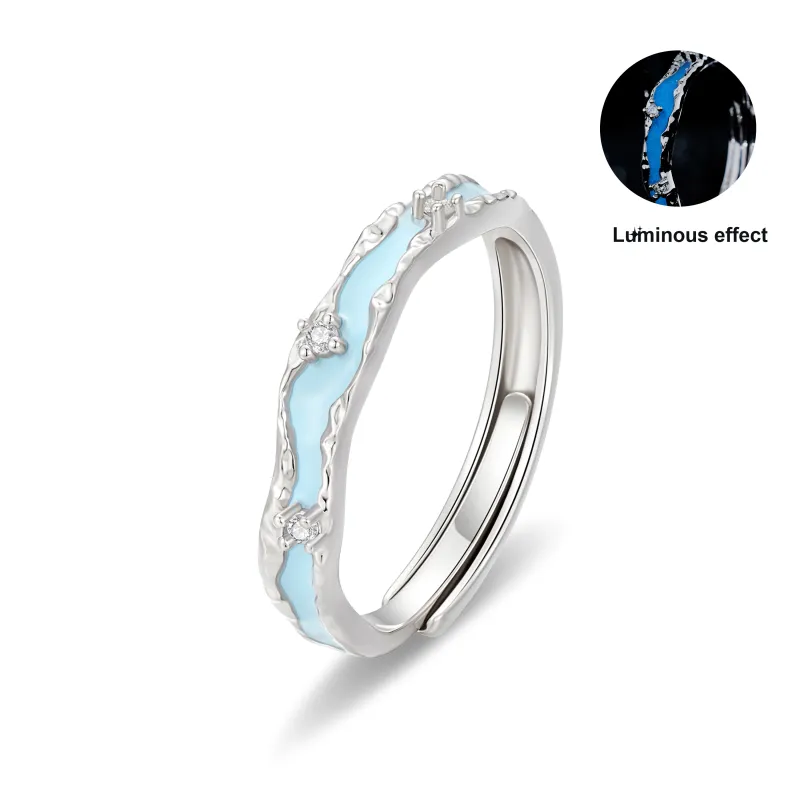Central Fashion Silver 925 Rings Unisex-10