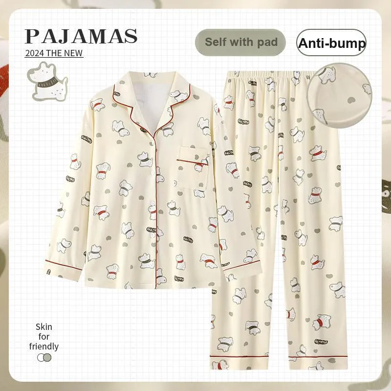 O'MESIK Pajama Set Women's Apricot-2