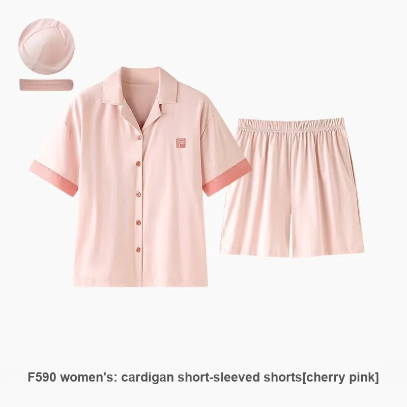 ZAO FU NIAO Pajama Set Women's Cherry Pink-1