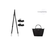 Black with Silver Buckle, 95-124cm[Slim]Adjustable Set[Newly Upgraded · More Secure]