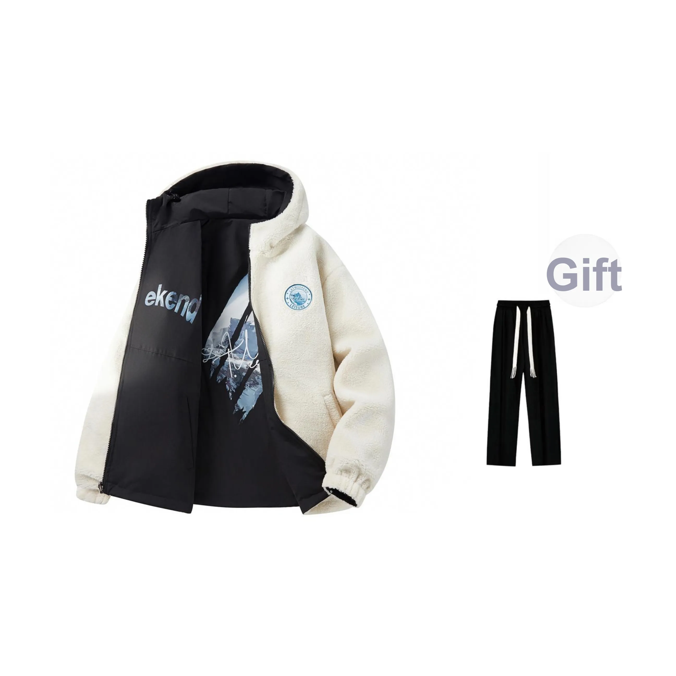 LA'T.WEEKEND Хлопковый пуховик унисекс