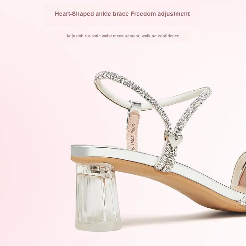 Teenmix Crushed Ice, Fairy Drag One Strap Sandals 6cm Women's-14