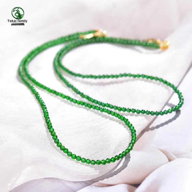 Tokai Family Ice Type Jadeite Necklaces Unisex-3