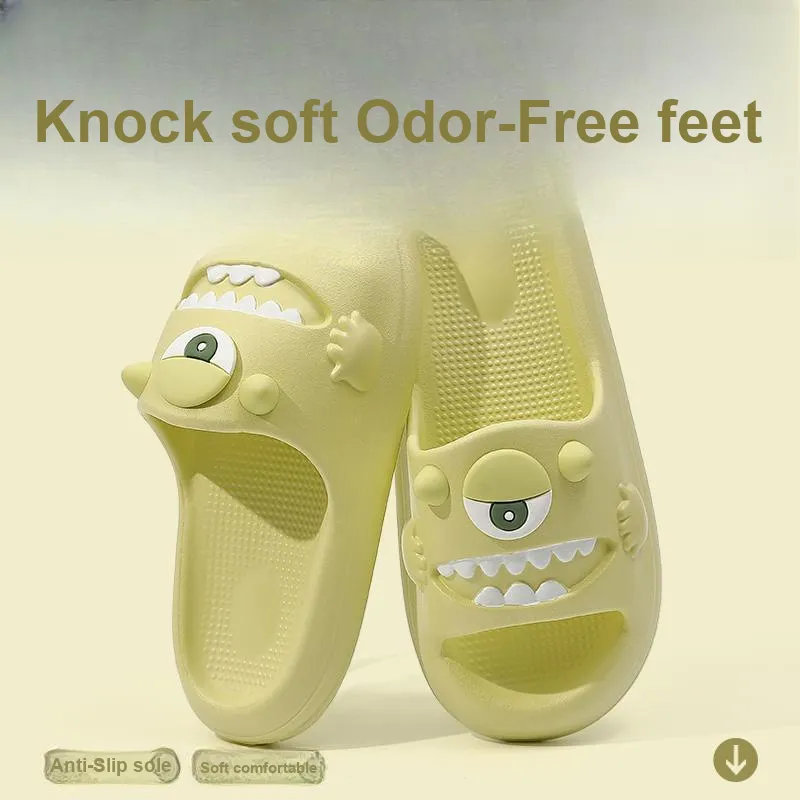 Foot Recreation Indoor Slippers With A Squashy And Bouncy Feel, Platform Design, Slip Resistant, Quiet For Bathroom Use-14