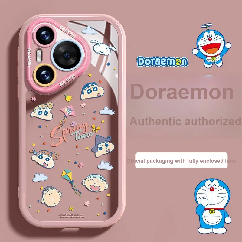 Pin Sai x SHINCHAN Silicone Material Phone Cases For Huawei Pura70Pro/70/Pura Cartoon Cute Style-8