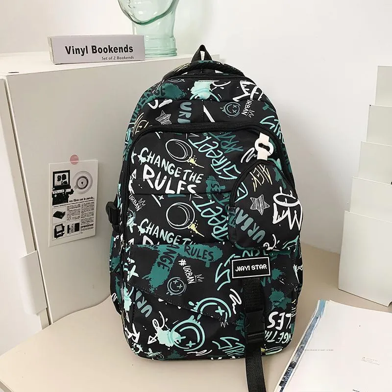 URBAN FOREST Nylon Backpack Unisex Multicolor-15