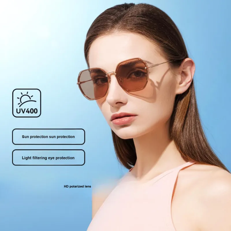 VEGOOS Metal Irregular Shape Sunglasses Women's-7