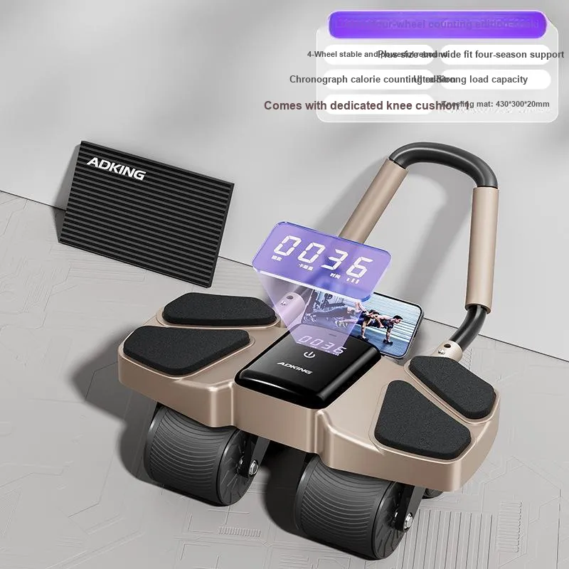 Kaikang New Arrival Four-Wheel Abdominal Roller With Automatic Rebound For Toning And Slimming The Abs Unisex-6