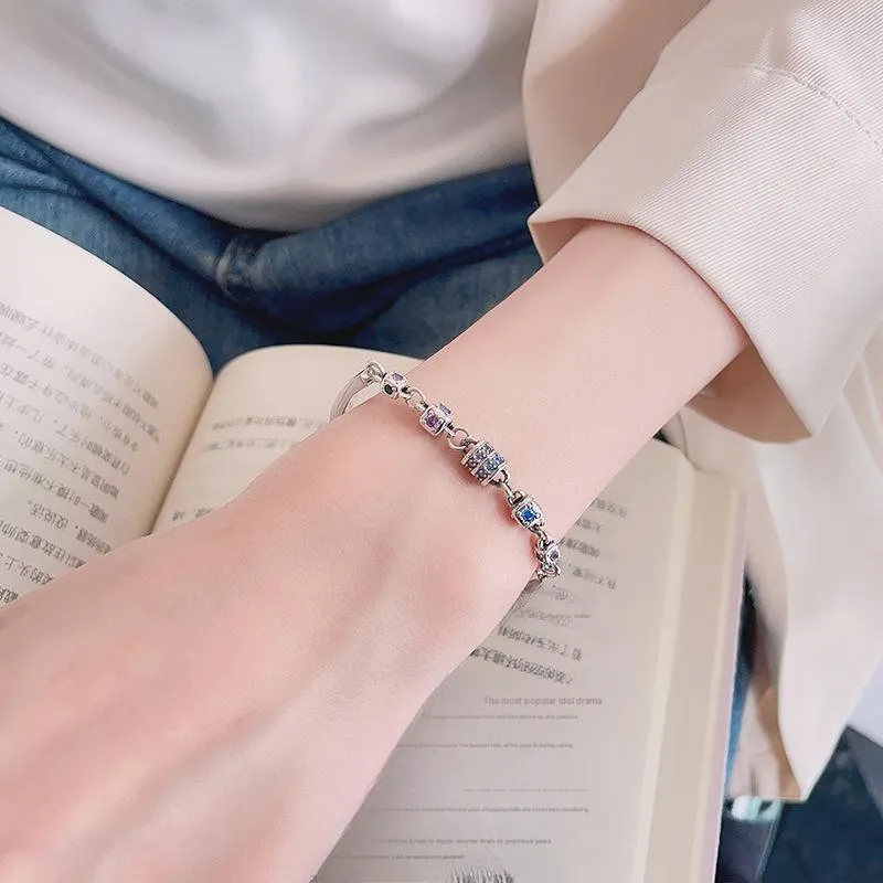 Nine Music S925 Silver Bracelets Women's-5