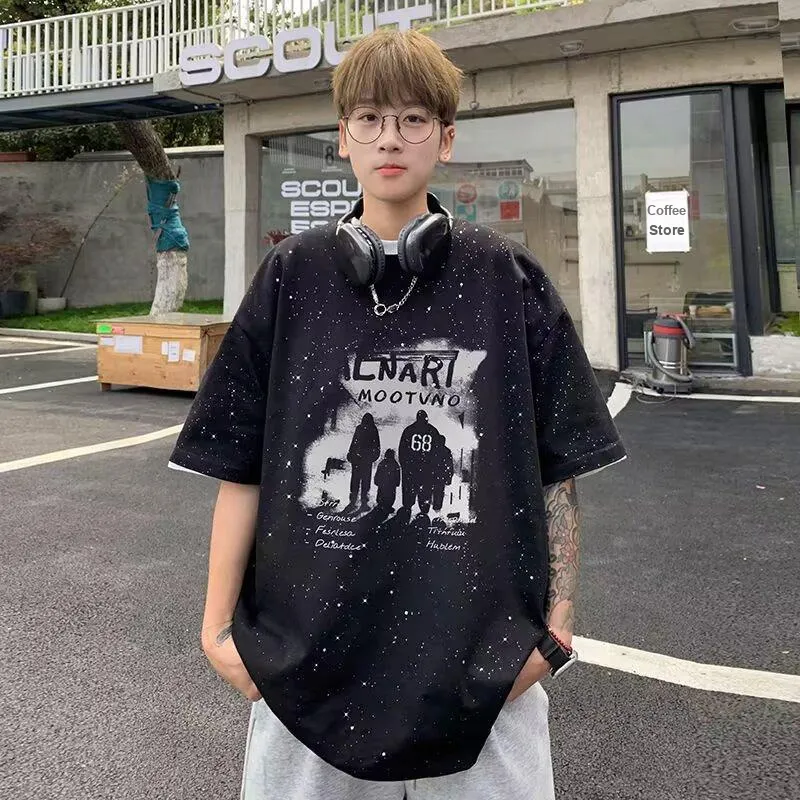 TONYBEAR T Shirts Men Black-5