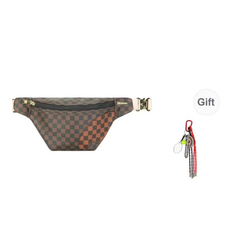 SPRAYGROUND PVC Fanny Pack Unisex Brown-0
