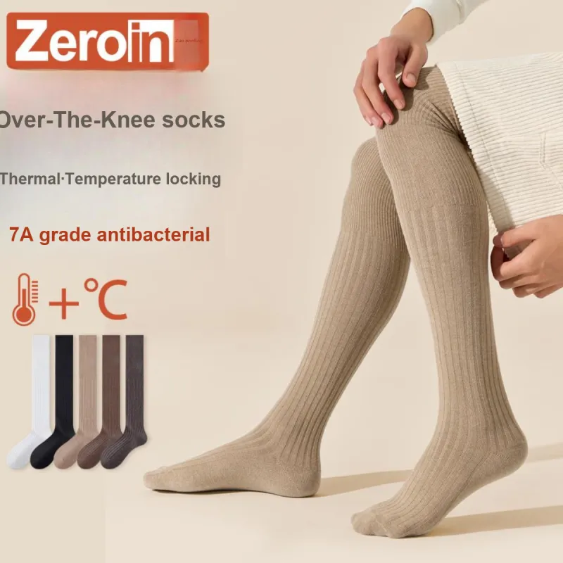 ZEROIN Thigh high Socks Men's 2 Pack-13