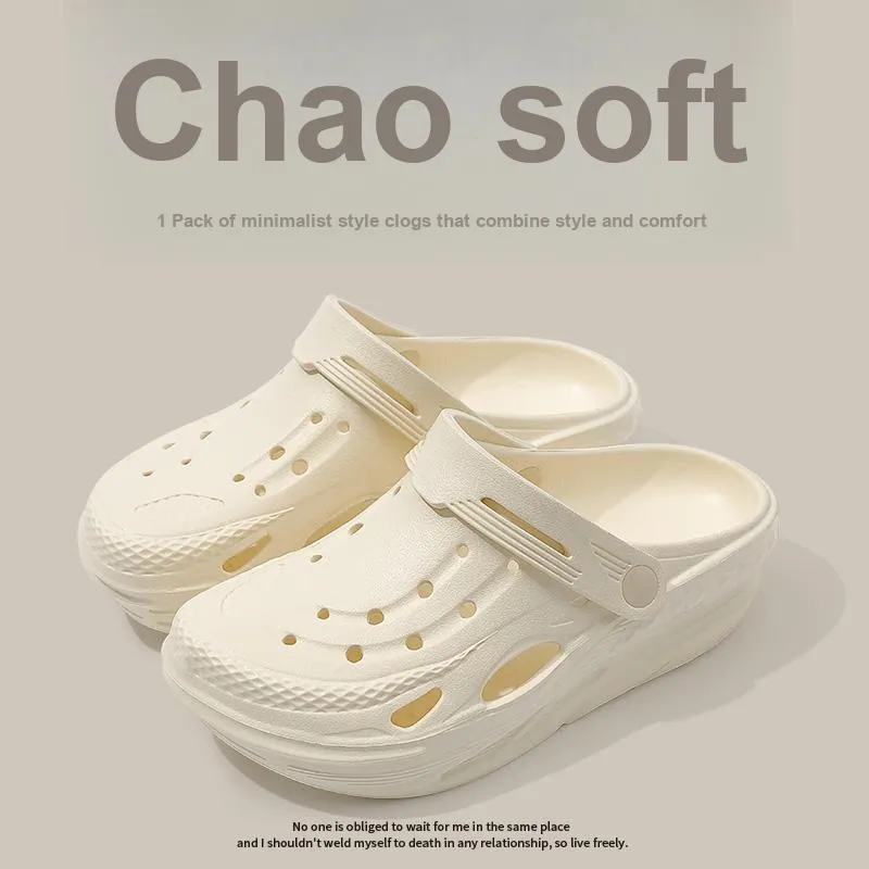 Foot Recreation Men's Summer Clogs, Outdoor Platform Slip Resistant, Squashy And Bouncy Feeling, Beach Slippers Shoes-2