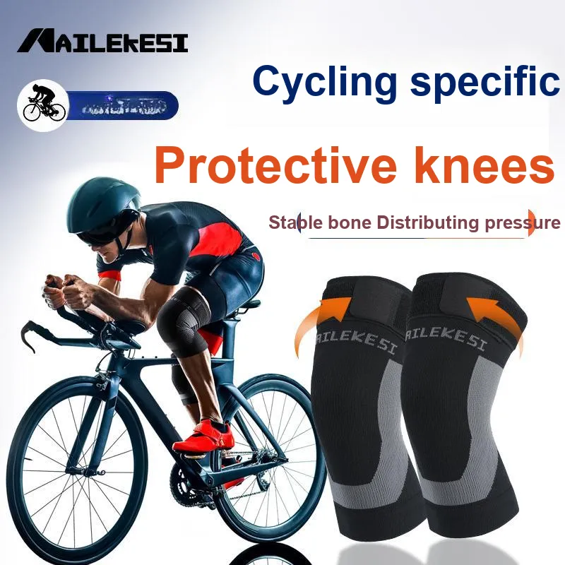 NAILEKESI Knee Pads Polyester Polyamide Cycling Bike Unisex-2