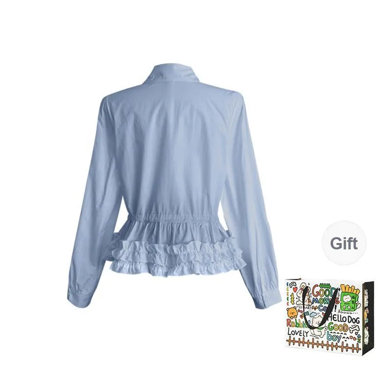OURUOKE Shirts Women's-6