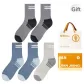 Dark Gray 2+Navy Blue 2+Khaki (5 Pack)