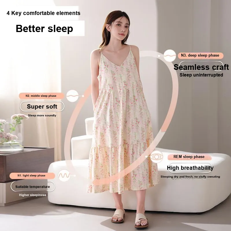 Lan Miao Women's Nightgowns-1
