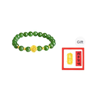 Chongqing Gold Store Colored Glaze Jade Bracelets Women's