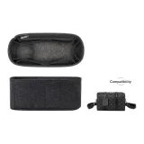Felt-Keepall 25-Side Zip-Gray Black