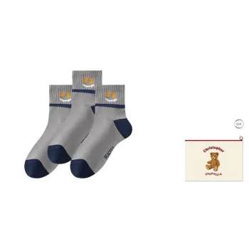 Caramella Mid Calf Socks Men's Shopping Bag Combo