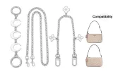 [Style 3]White Moon+Four-Leaf Clover Decorative Chain+Long Chain