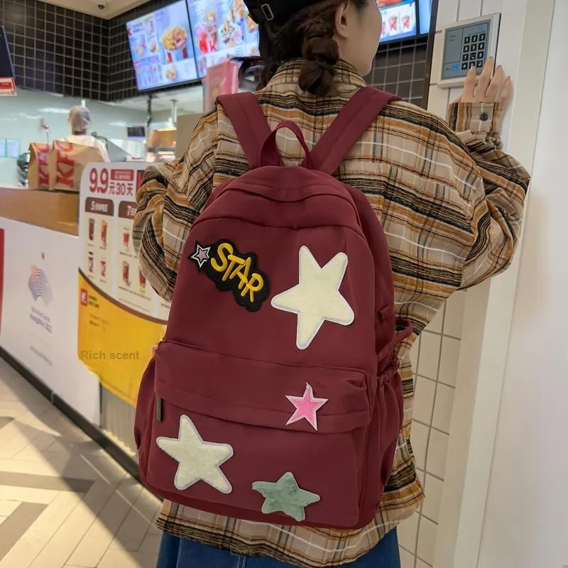 PARK DANCE Nylon Backpack Regular Unisex Multicolor-6