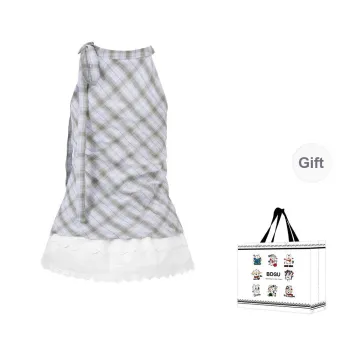 BDGU Sleeveless Dress Women's Green Purple Plaid