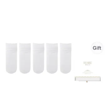 XIA.WA.ZHI.XIU Mid Calf Socks Women's Box 5 Pack