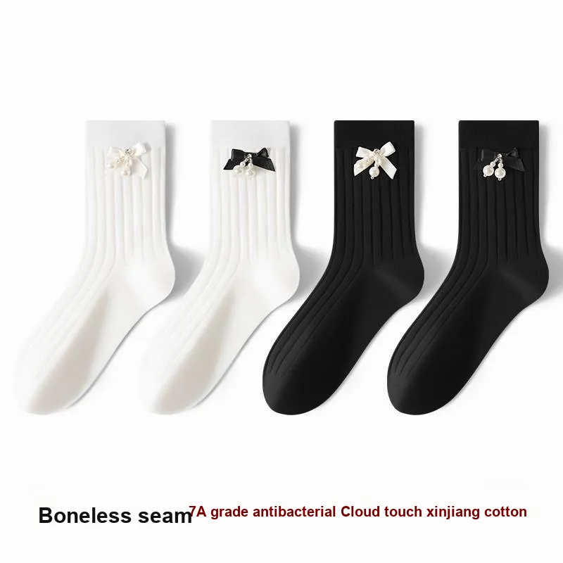 MIIOW Trend Party Series Mid Calf Socks Women's 4 Pack-1
