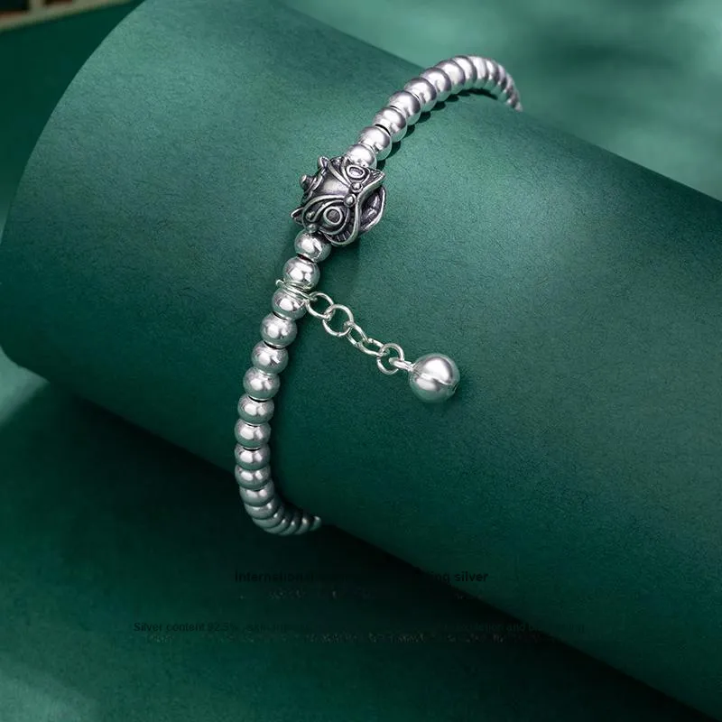 BEIJINGHUANGJIN S925 Silver Bracelets Unisex-4