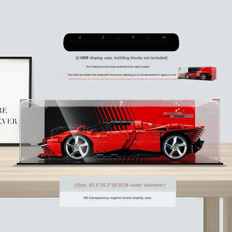 LIGHT YOUR BRICKS Compatibility Building Block Porsche 911 Storage Box Model Accessories-21