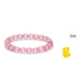 Kim Ka Fook Glass Cat Eye Bracelets Women's