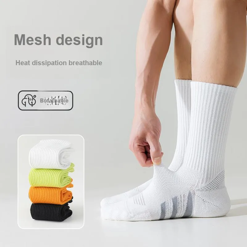 JIAZINI Basketball Socks Men's 4 Pack-5