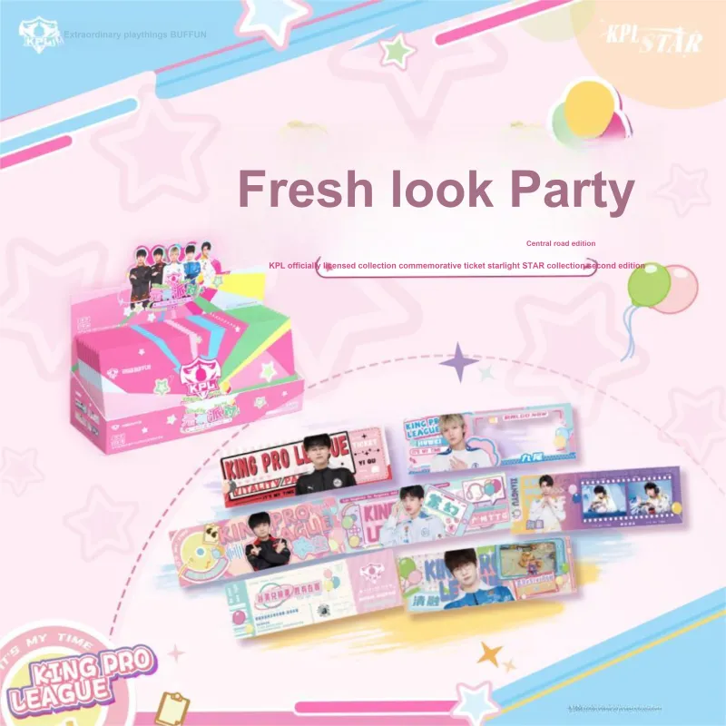 BUFFUN Starlight STAR KPL Fresh Look Party Collection Commemorative Ticket Midfield Edition Box Included Laser Tickets-1