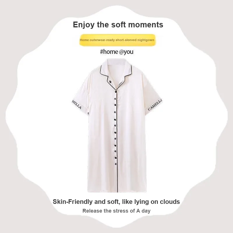 Nodos Shield Nightgown Women's Image Color-4