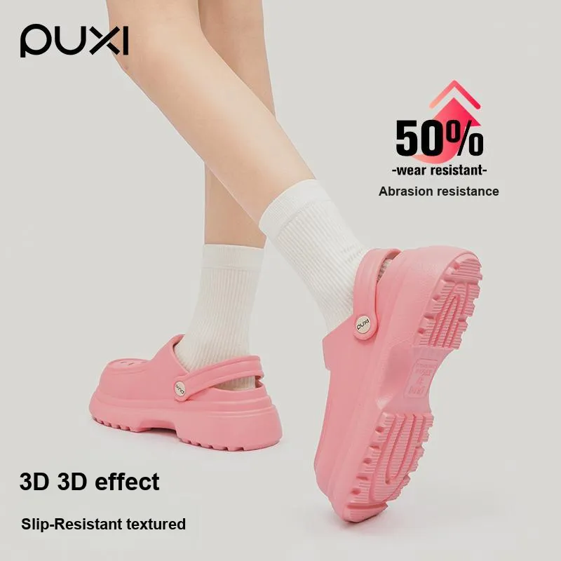 POSEE Closed Toe Clogs White, Black, Pink-6