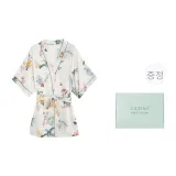 [Gift Box Set]Rose Lace-Up Morning Robes